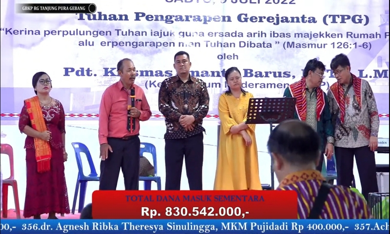 Lelang Lelang Pengumpulan Dana Pembangunan Gereja Gbkp Rg Tanjung Pura